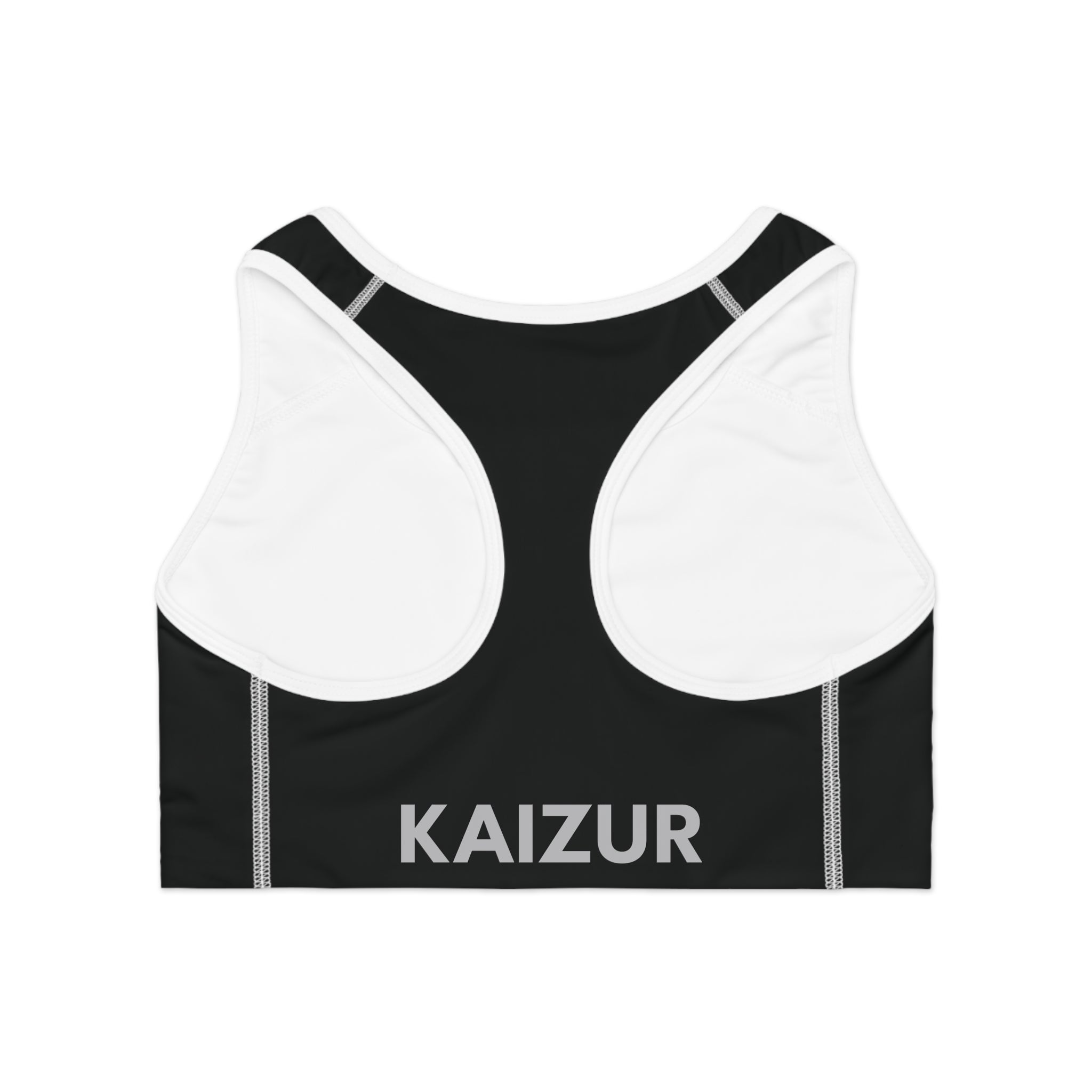 Black Racerback Sports Bra
