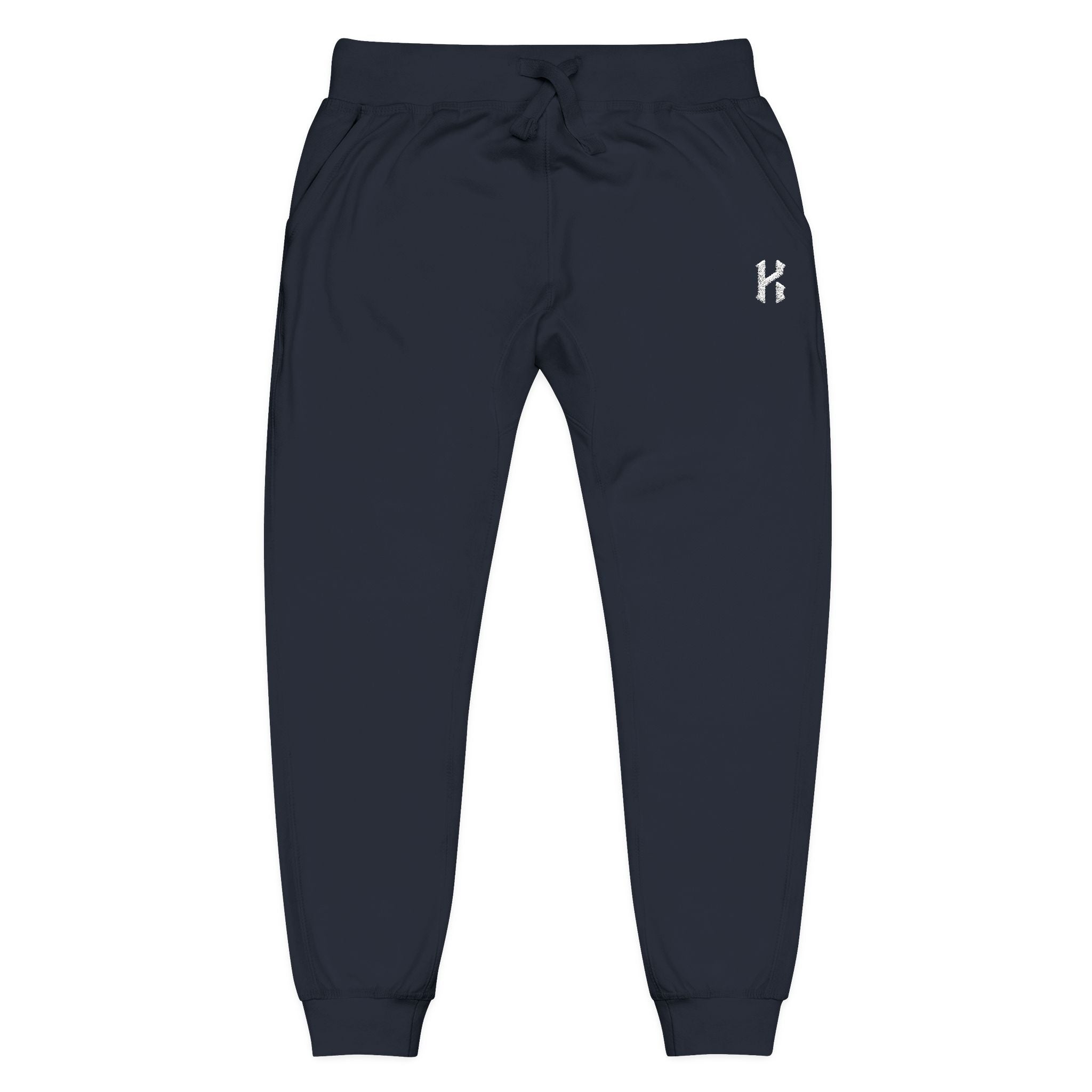 Embroidered Fleece Joggers