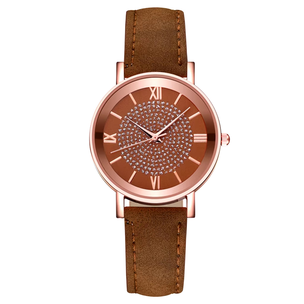 Luxury Watches for Women Fashion Quartz Wristwatches Elegant Leather Strap Casual Bracelet Watch Montres Femmes Reloj Digital