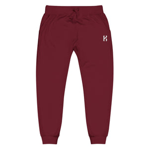 Embroidered Fleece Joggers