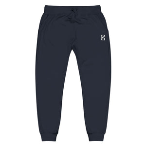 Embroidered Fleece Joggers