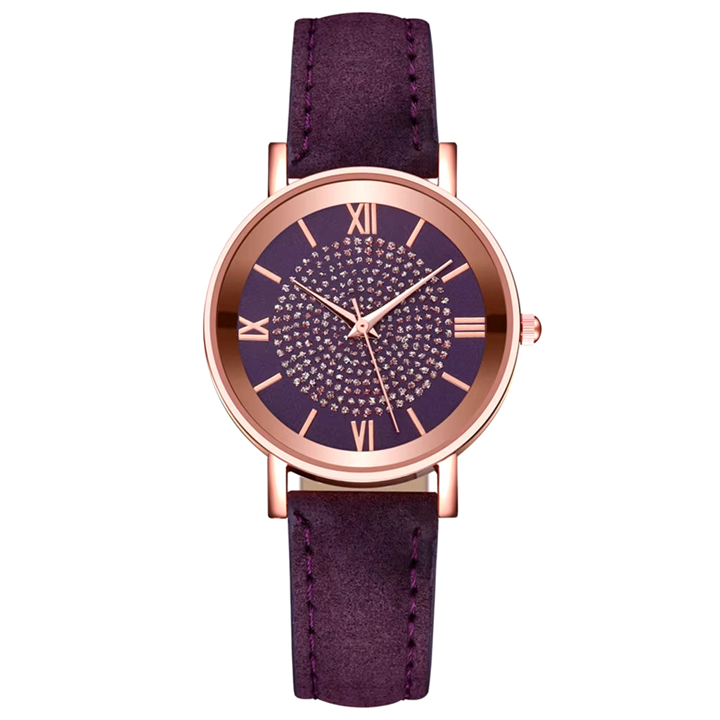 Luxury Watches for Women Fashion Quartz Wristwatches Elegant Leather Strap Casual Bracelet Watch Montres Femmes Reloj Digital