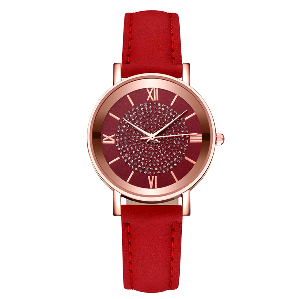 Luxury Watches for Women Fashion Quartz Wristwatches Elegant Leather Strap Casual Bracelet Watch Montres Femmes Reloj Digital