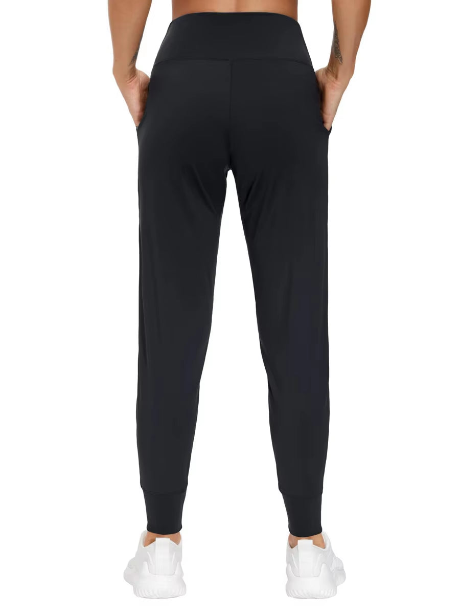 High Waist Yoga Leggings for Women - Stretchy Workout Pants with Tummy Control Moisture-Wicking Fabric for Running Exercise