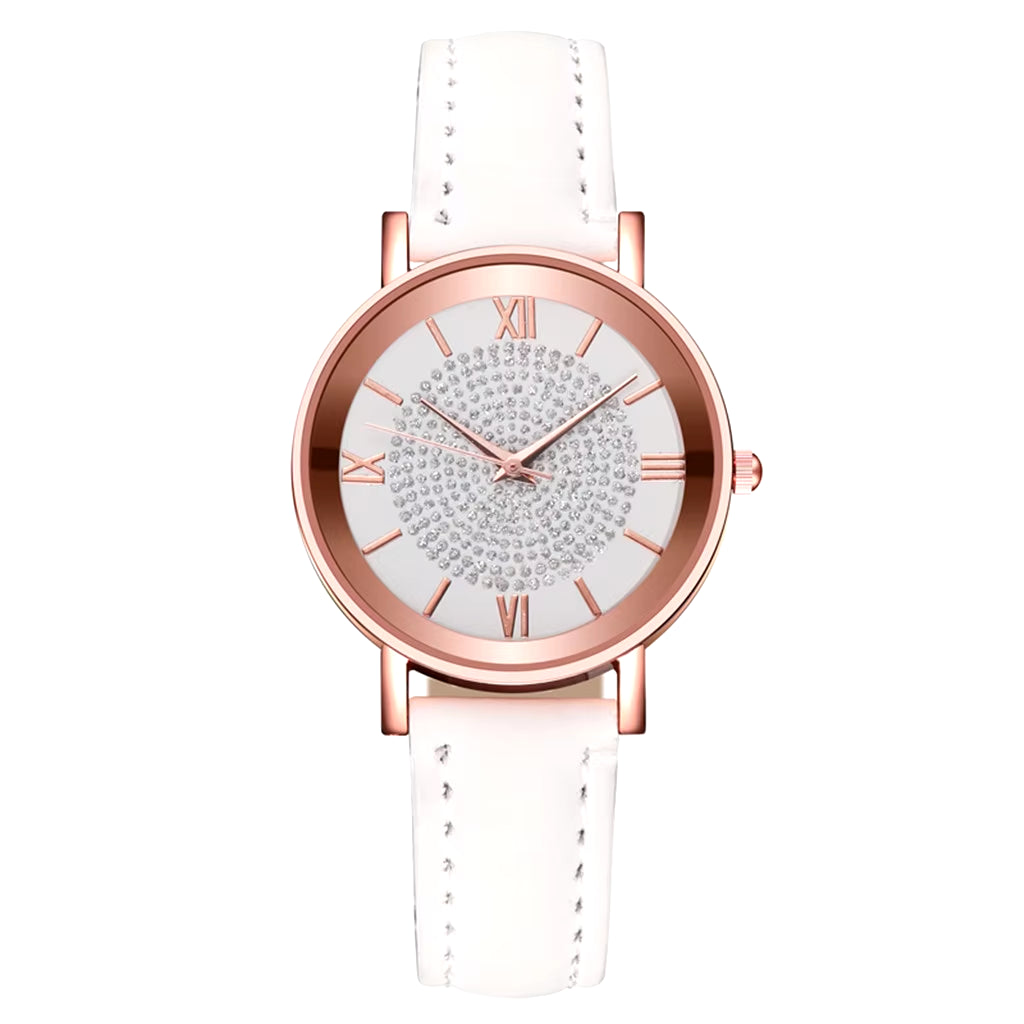 Luxury Watches for Women Fashion Quartz Wristwatches Elegant Leather Strap Casual Bracelet Watch Montres Femmes Reloj Digital