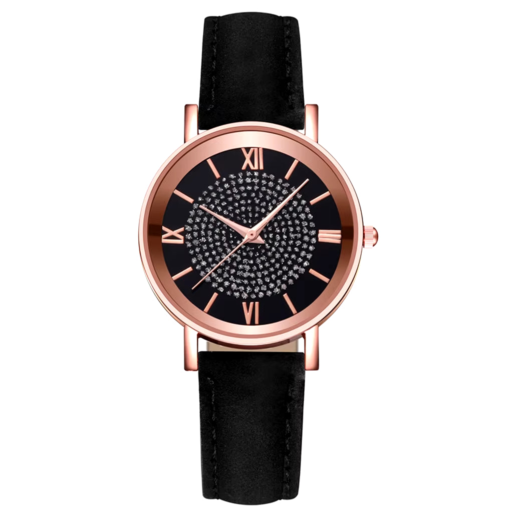 Luxury Watches for Women Fashion Quartz Wristwatches Elegant Leather Strap Casual Bracelet Watch Montres Femmes Reloj Digital