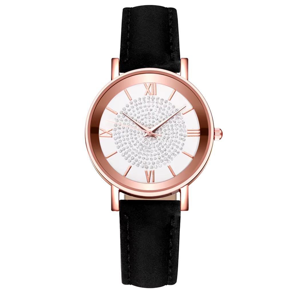 Luxury Watches for Women Fashion Quartz Wristwatches Elegant Leather Strap Casual Bracelet Watch Montres Femmes Reloj Digital