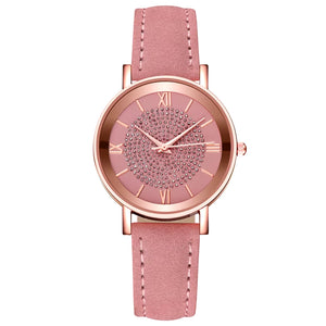 Luxury Watches for Women Fashion Quartz Wristwatches Elegant Leather Strap Casual Bracelet Watch Montres Femmes Reloj Digital